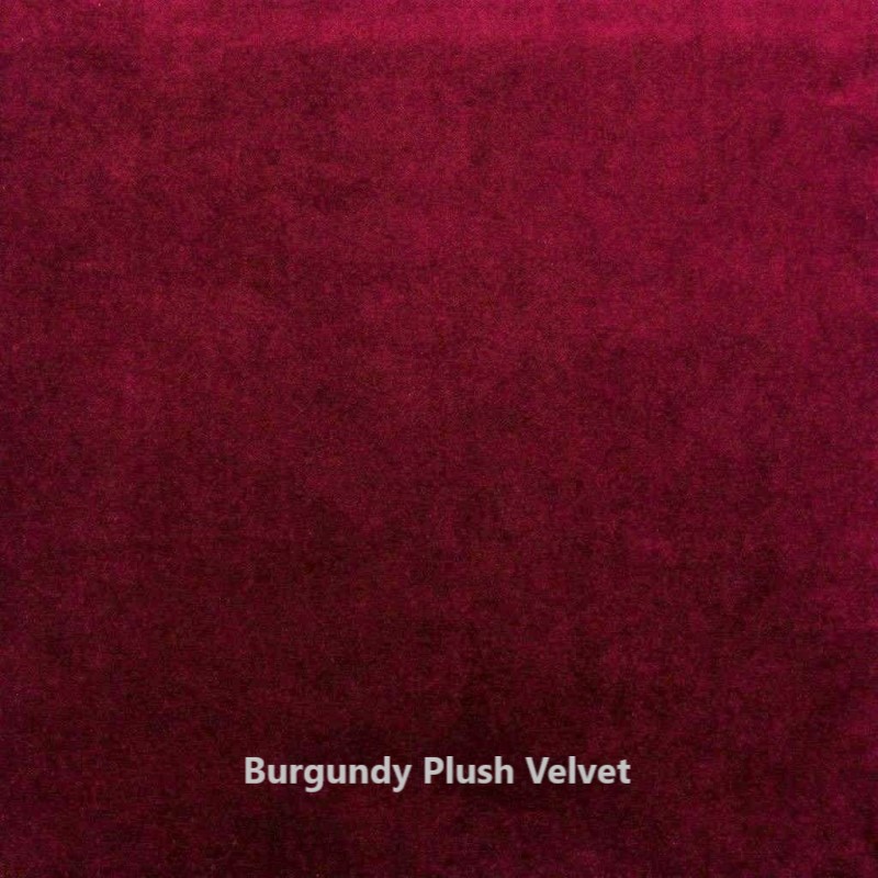 Burgundy Plush Velvet