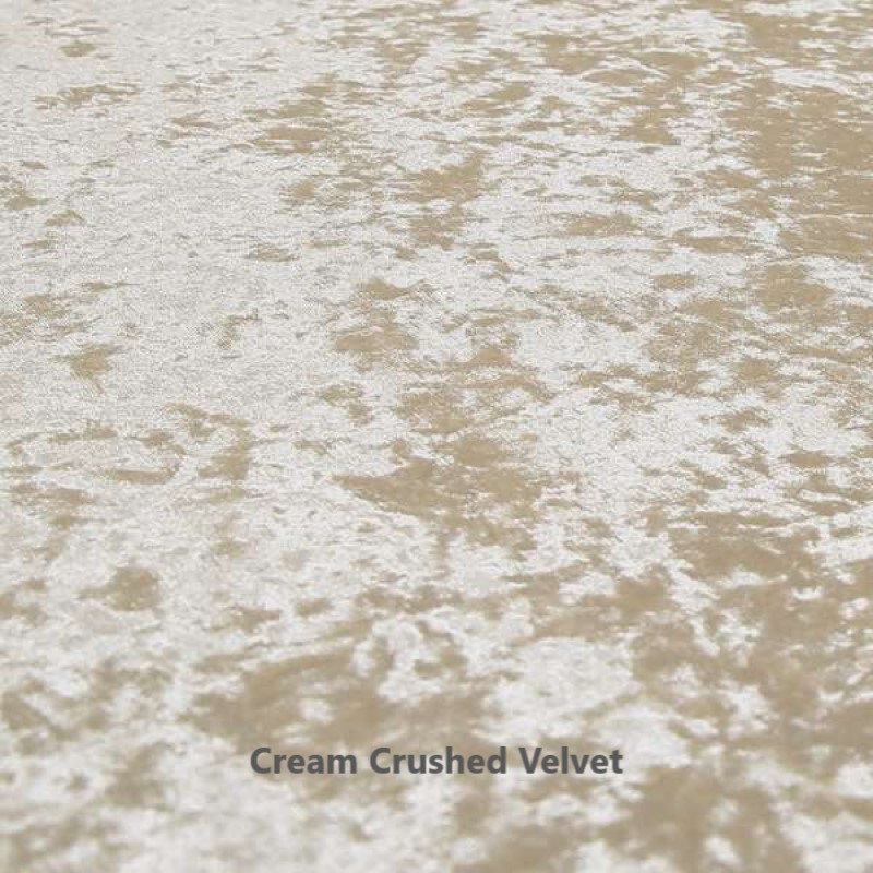 Cream Crushed Velvet