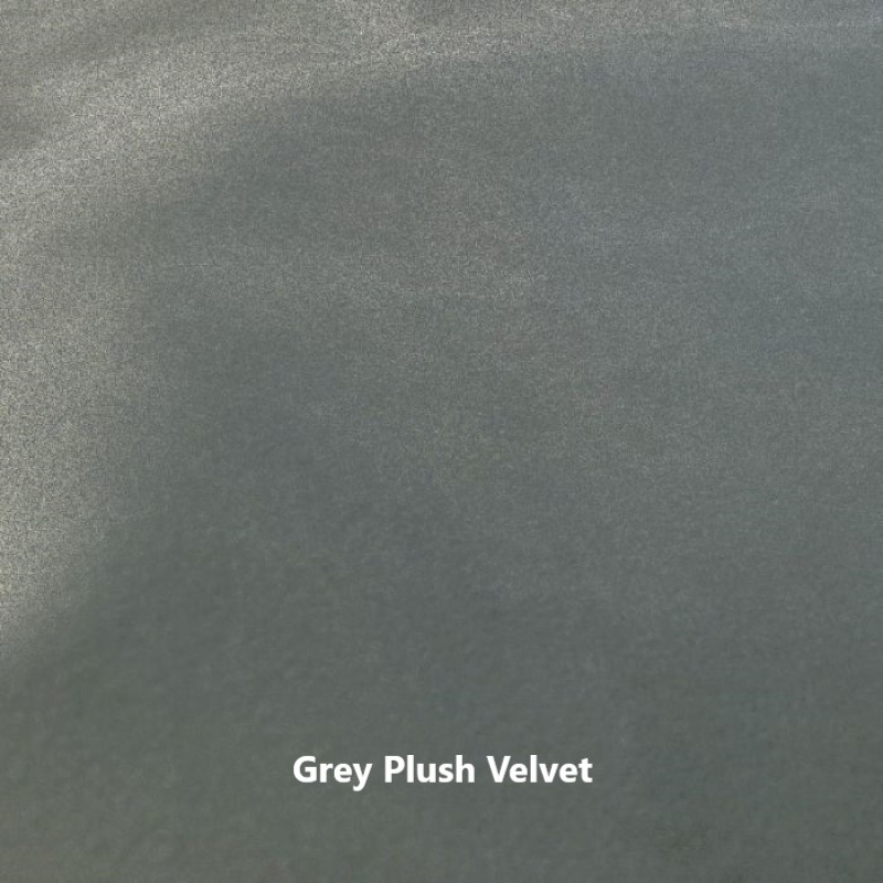 Grey Plush Velvet
